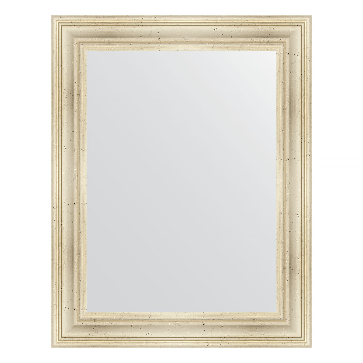 Зеркало в багетной раме Evoform травленое серебро 99 мм 72х92 см зеркало в багетной раме evoform алебастр 48 мм 72х92 см