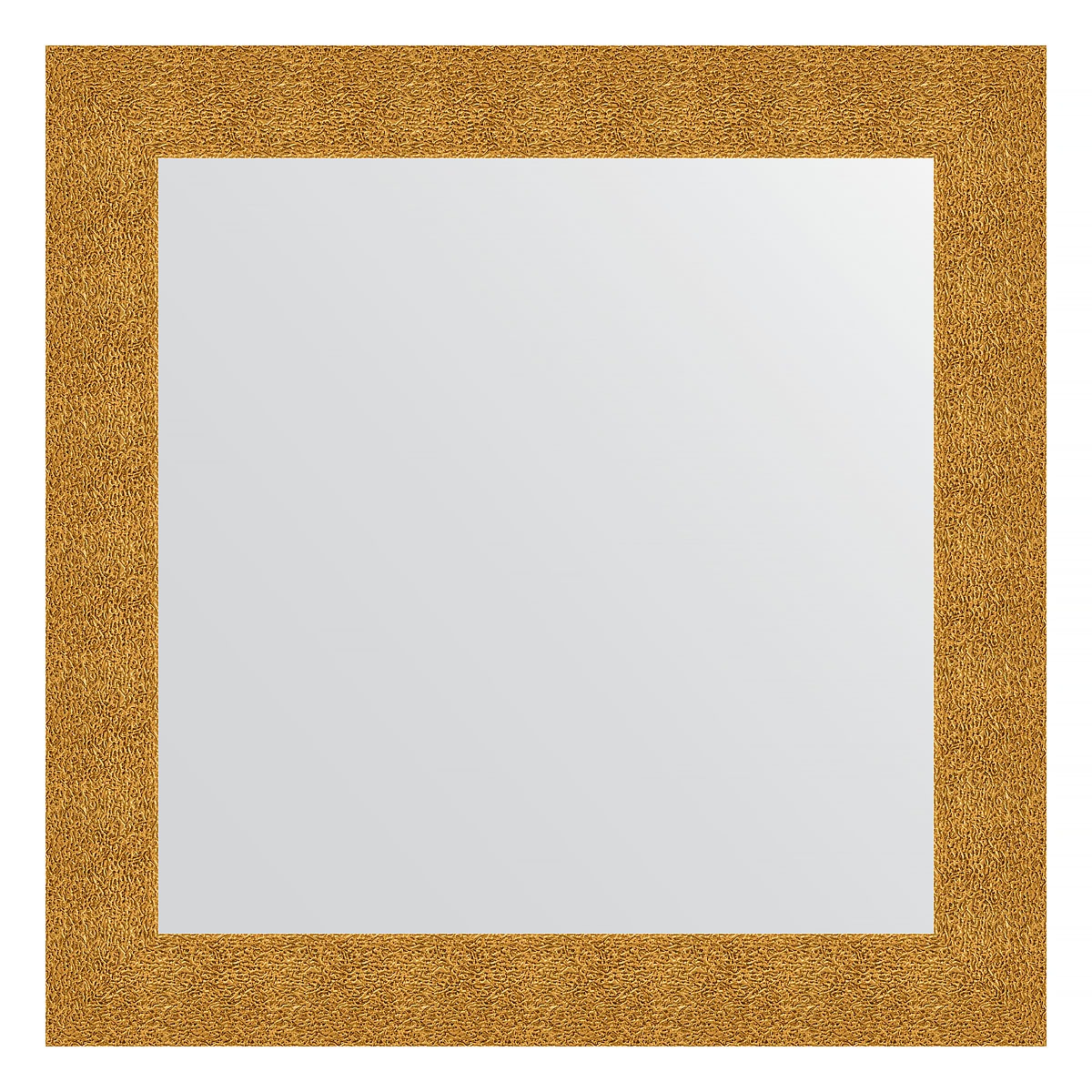 Зеркало в багетной раме Evoform чеканка золотая 90 мм 80х80 см