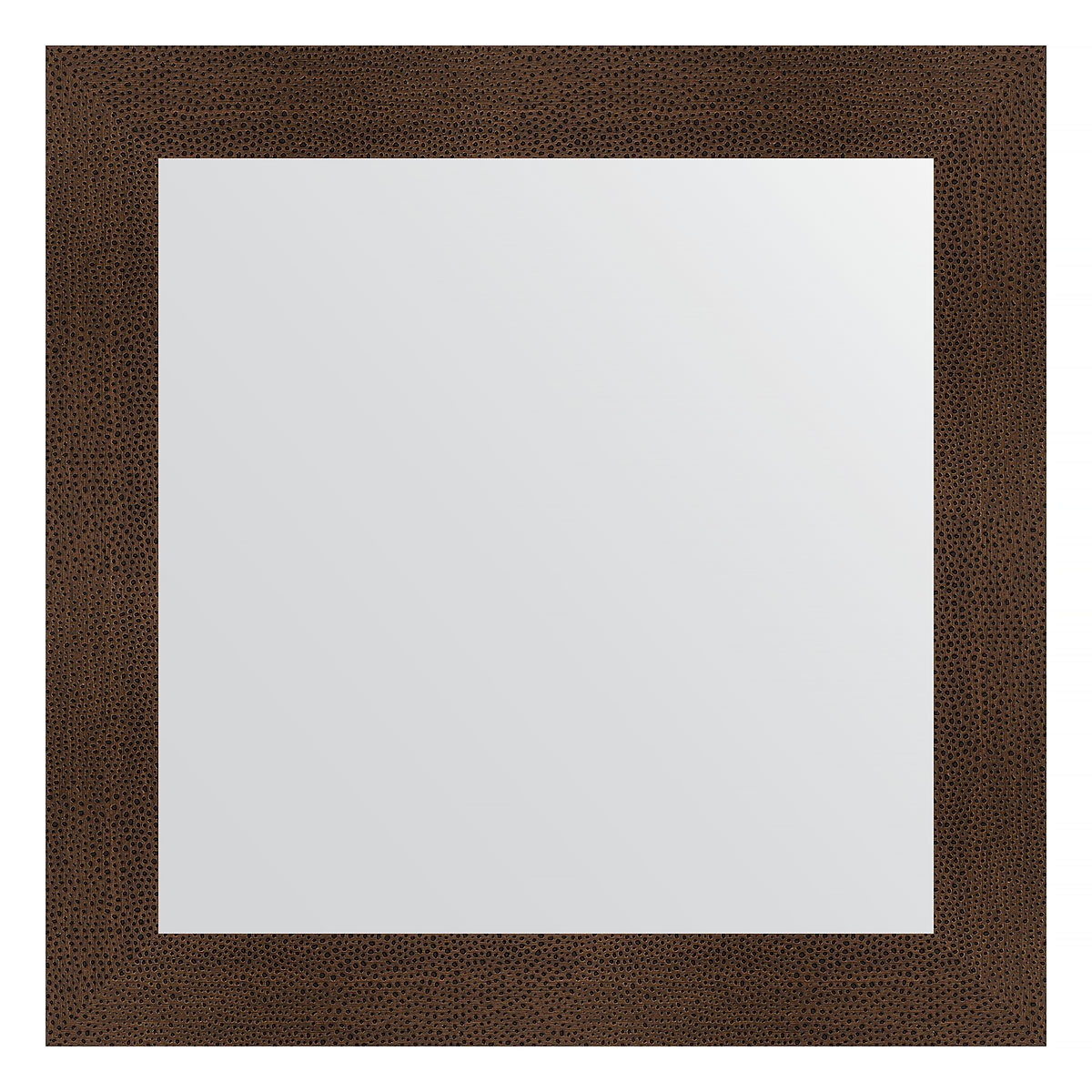 Зеркало в багетной раме Evoform бронзовая лава 90 мм 80х80 см
