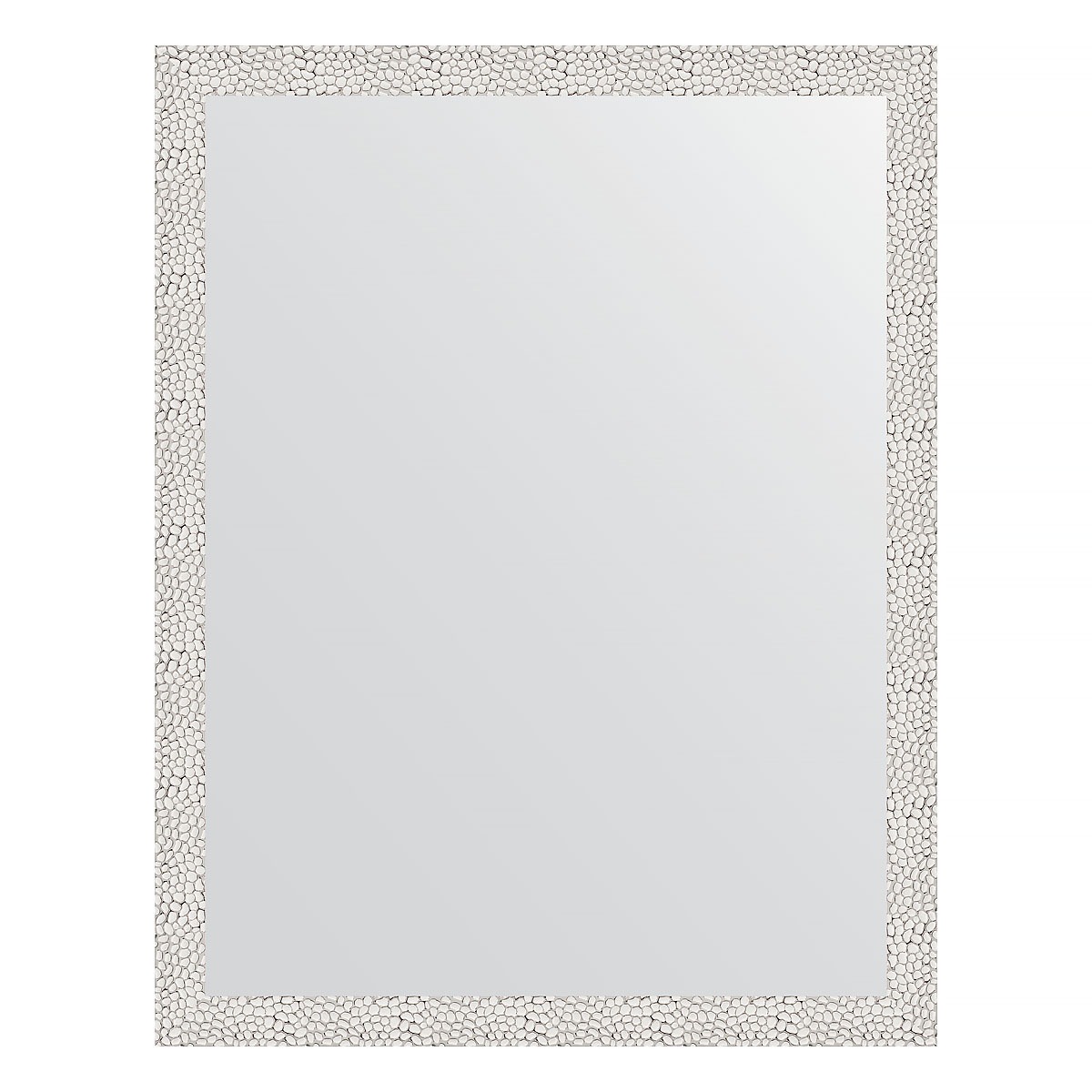 Зеркало в багетной раме Evoform чеканка белая 46 мм 71х91 см зеркало 71х91 см чеканка белая evoform definite by 3258