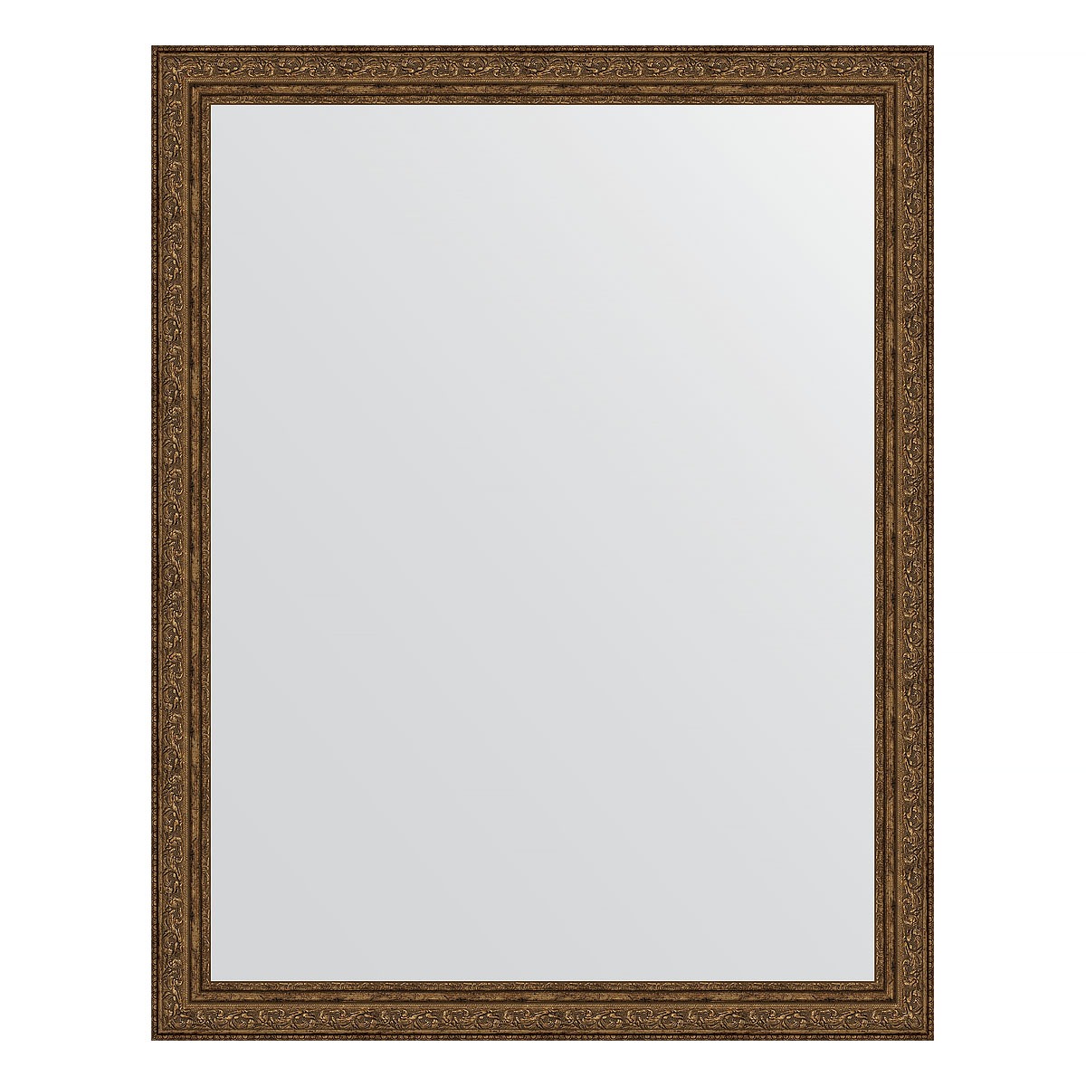 Зеркало в багетной раме Evoform виньетка состаренная бронза 56 мм 74х94 см зеркало с фацетом в багетной раме evoform состаренная бронза 66 мм 62х92 см