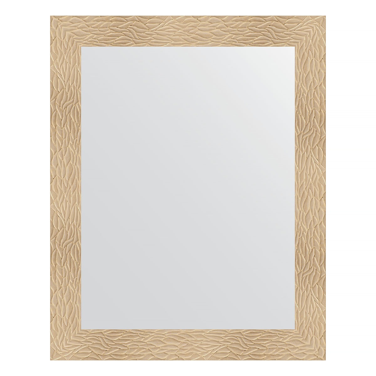 Зеркало в багетной раме Evoform золотые дюны 90 мм 80х100 см зеркало evoform с фацетом 15 mm 80х100 см
