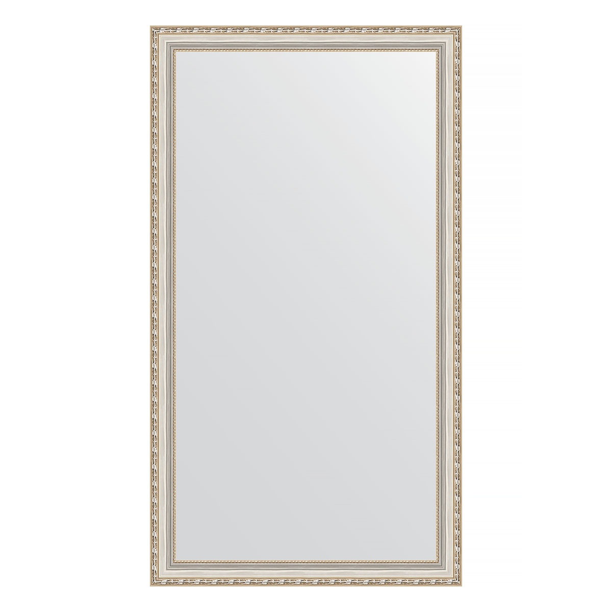 зеркало в багетной раме evoform версаль серебро 64 мм 75х135 см Зеркало в багетной раме Evoform версаль серебро 64 мм 75х135 см