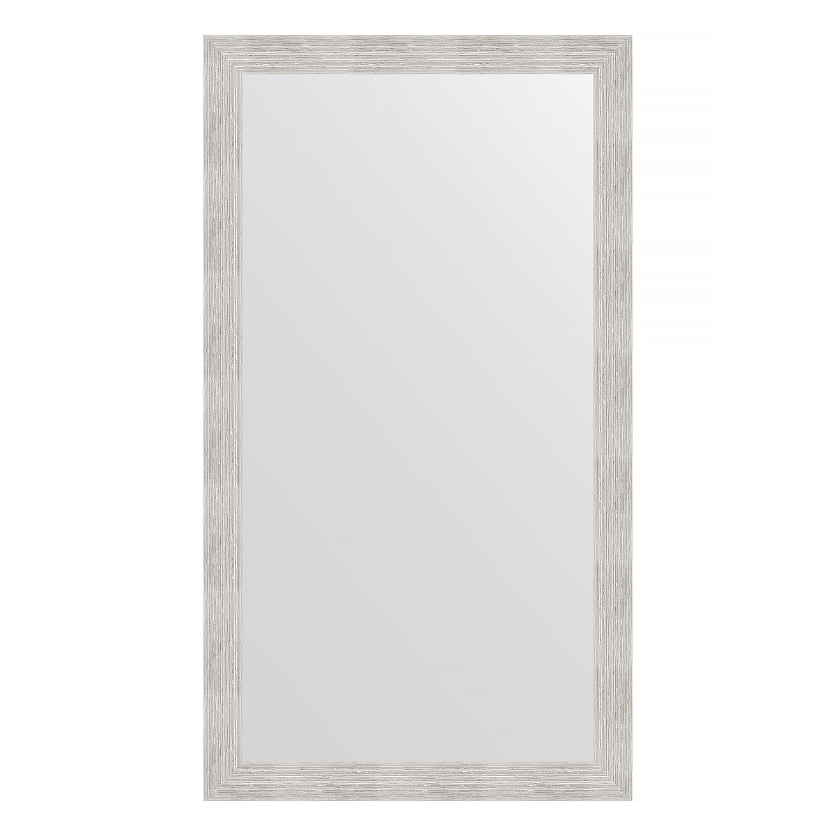 Зеркало в багетной раме Evoform серебряный дождь 70 мм 76х136 см зеркало в багетной раме evoform орех 65 мм 76х136 см