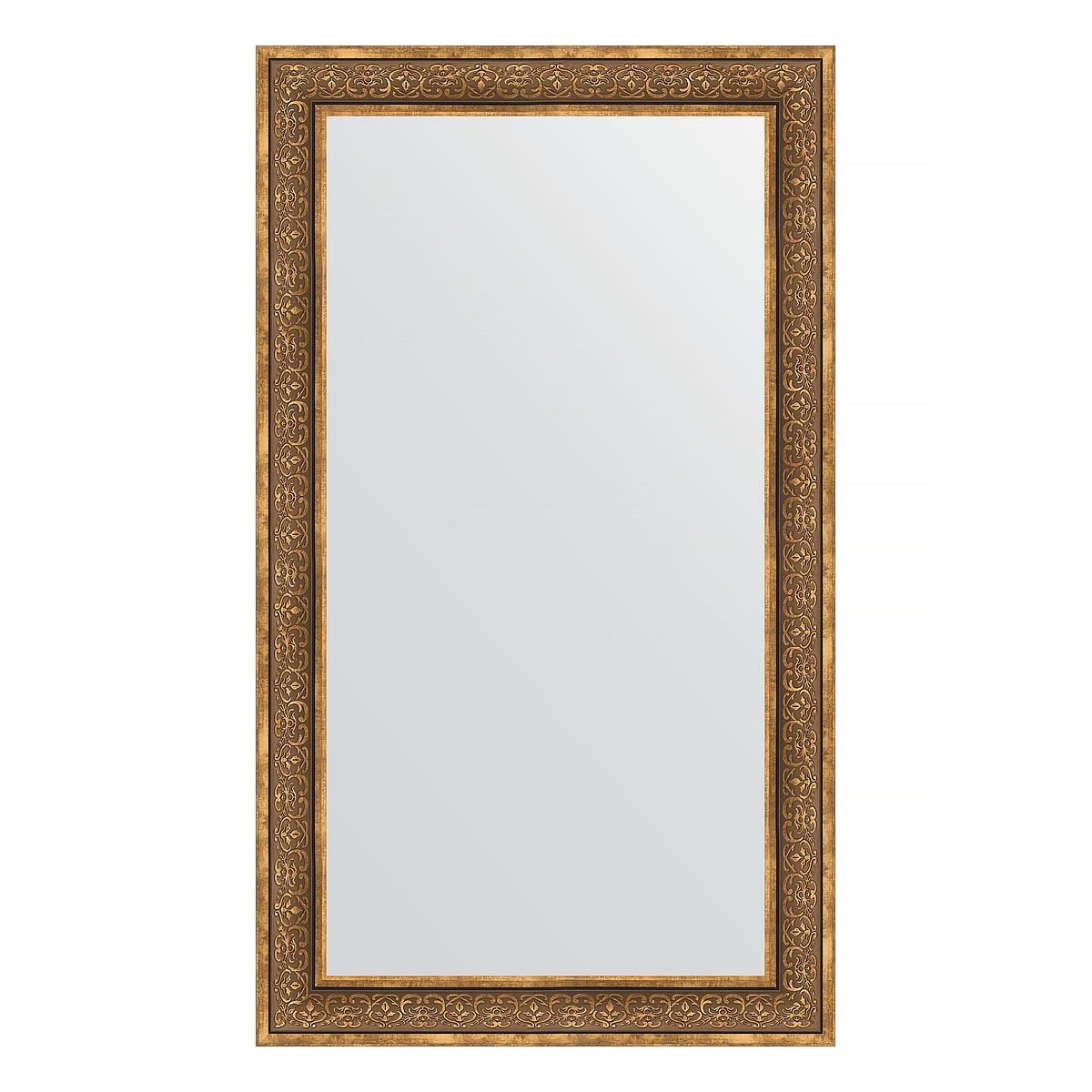 Зеркало в багетной раме Evoform вензель бронзовый 101 мм 83х143 см зеркало 79х109 см вензель бронзовый evoform exclusive by 3474