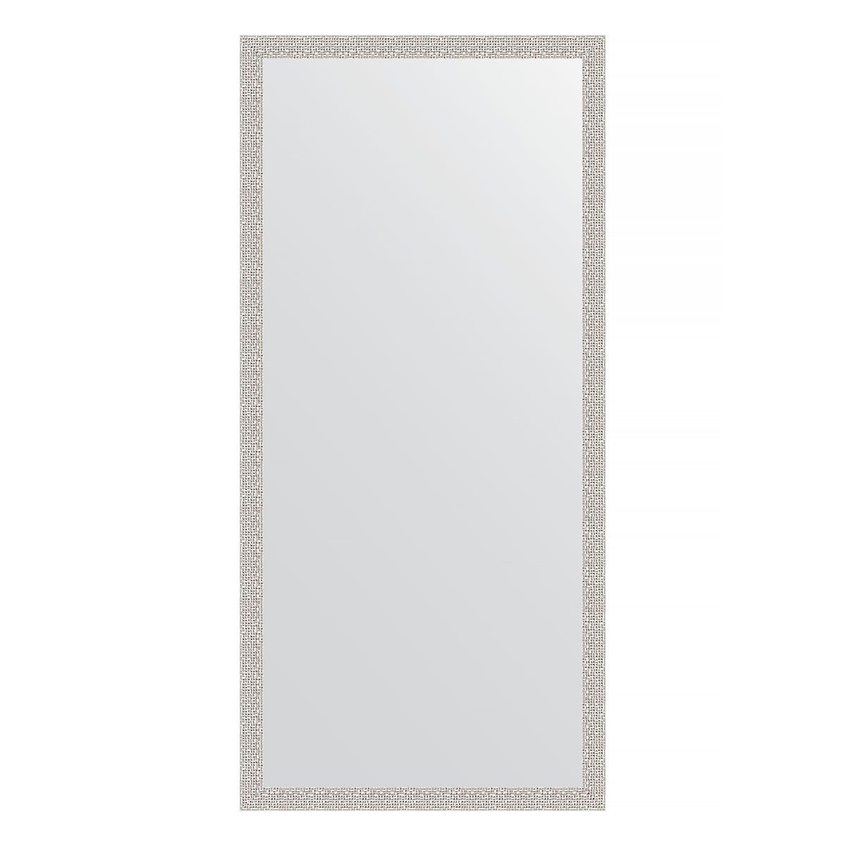фото Зеркало в багетной раме evoform мозаика хром 46 мм 71х151 см