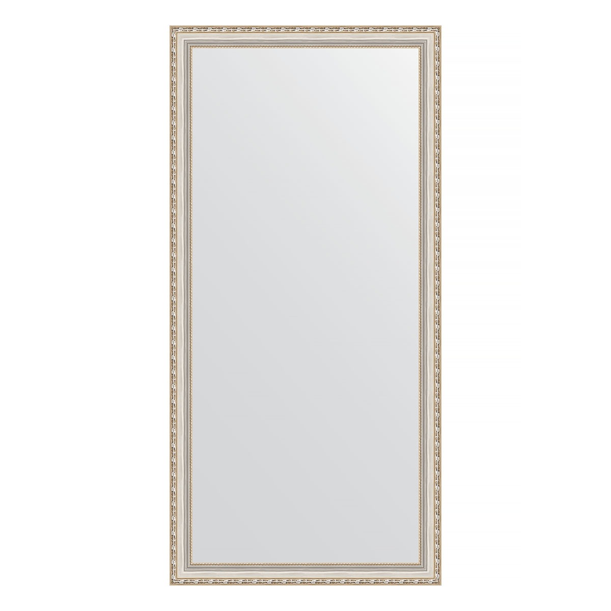 Зеркало в багетной раме Evoform версаль серебро 64 мм 75х155 см