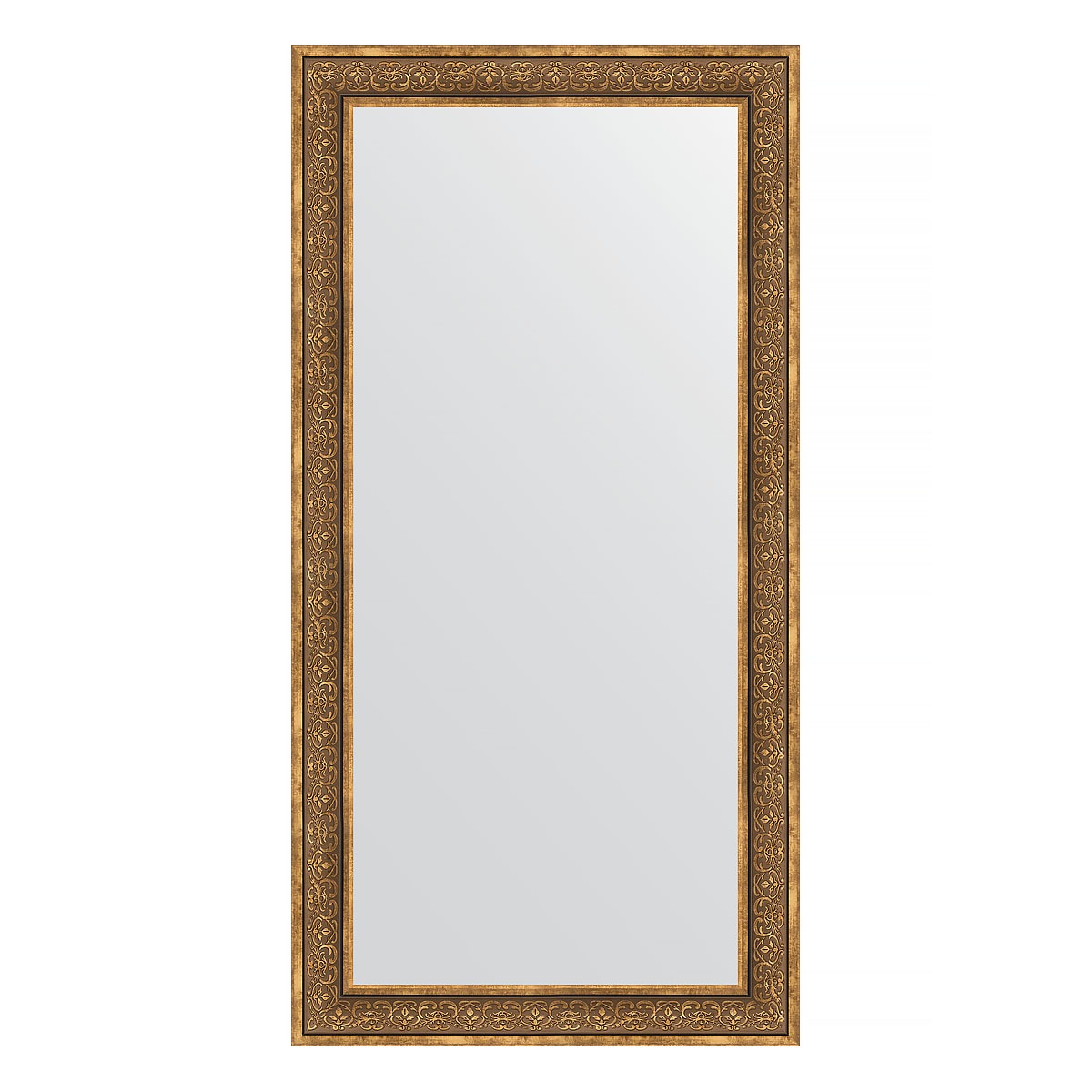Зеркало в багетной раме Evoform вензель бронзовый 101 мм 83х163 см зеркало 79х109 см вензель бронзовый evoform exclusive by 3474