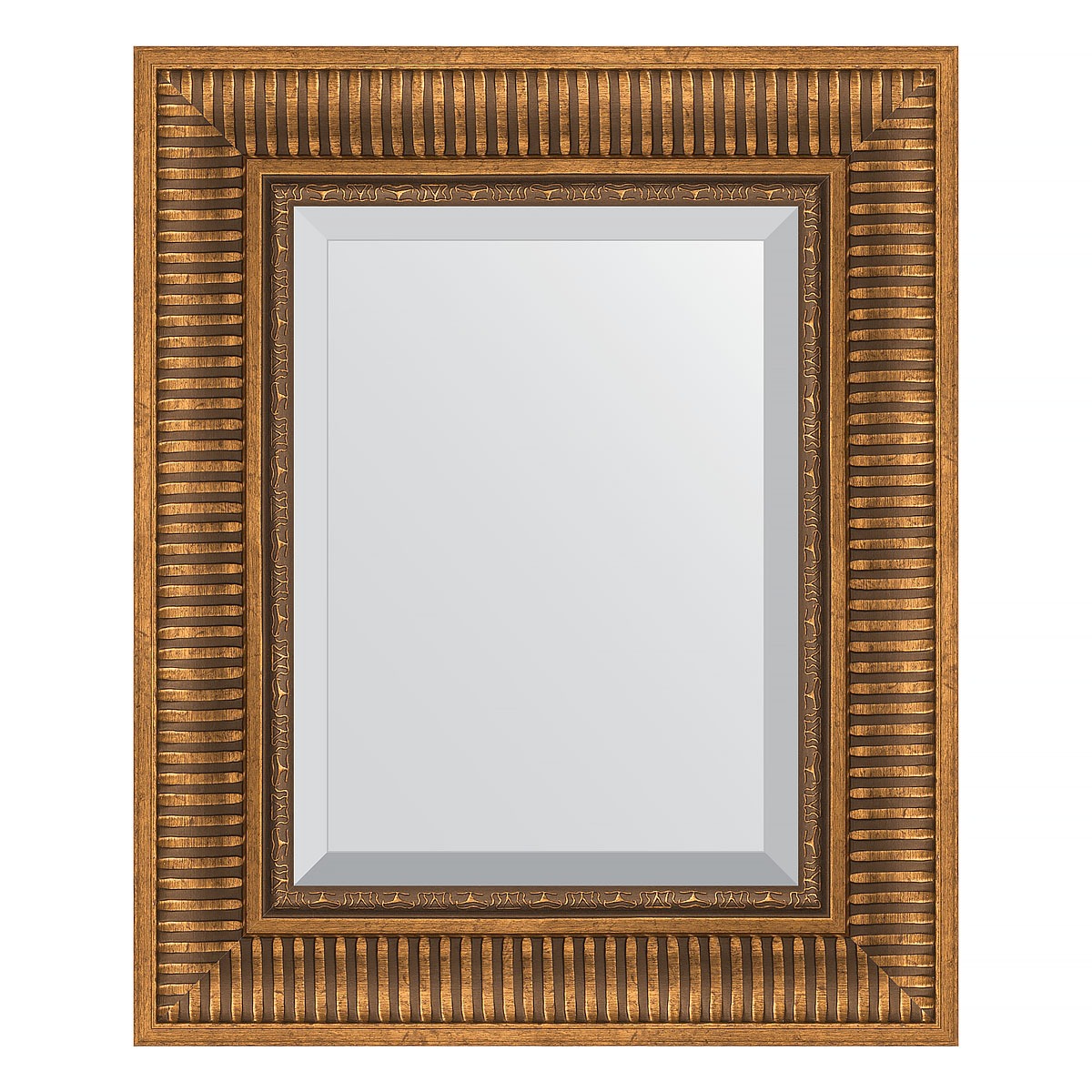 Зеркало с фацетом в багетной раме Evoform бронзовый акведук 93 мм 47х57 см