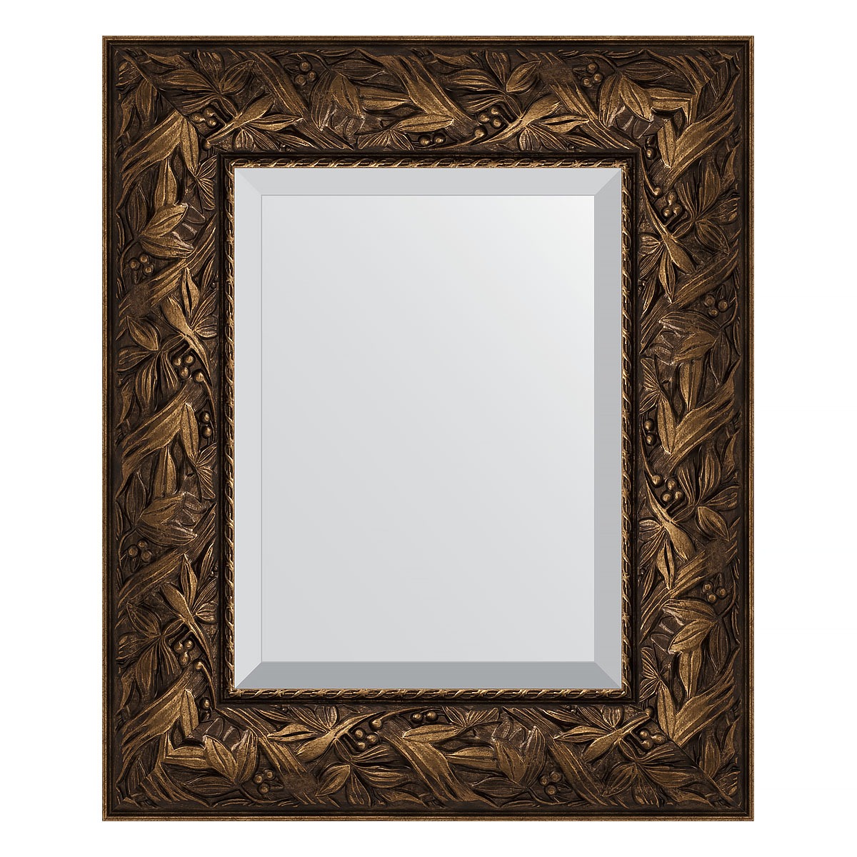 Зеркало с фацетом в багетной раме Evoform византия бронза 99 мм 49х59 см зеркало 49х59 см травленая бронза evoform exclusive by 3368