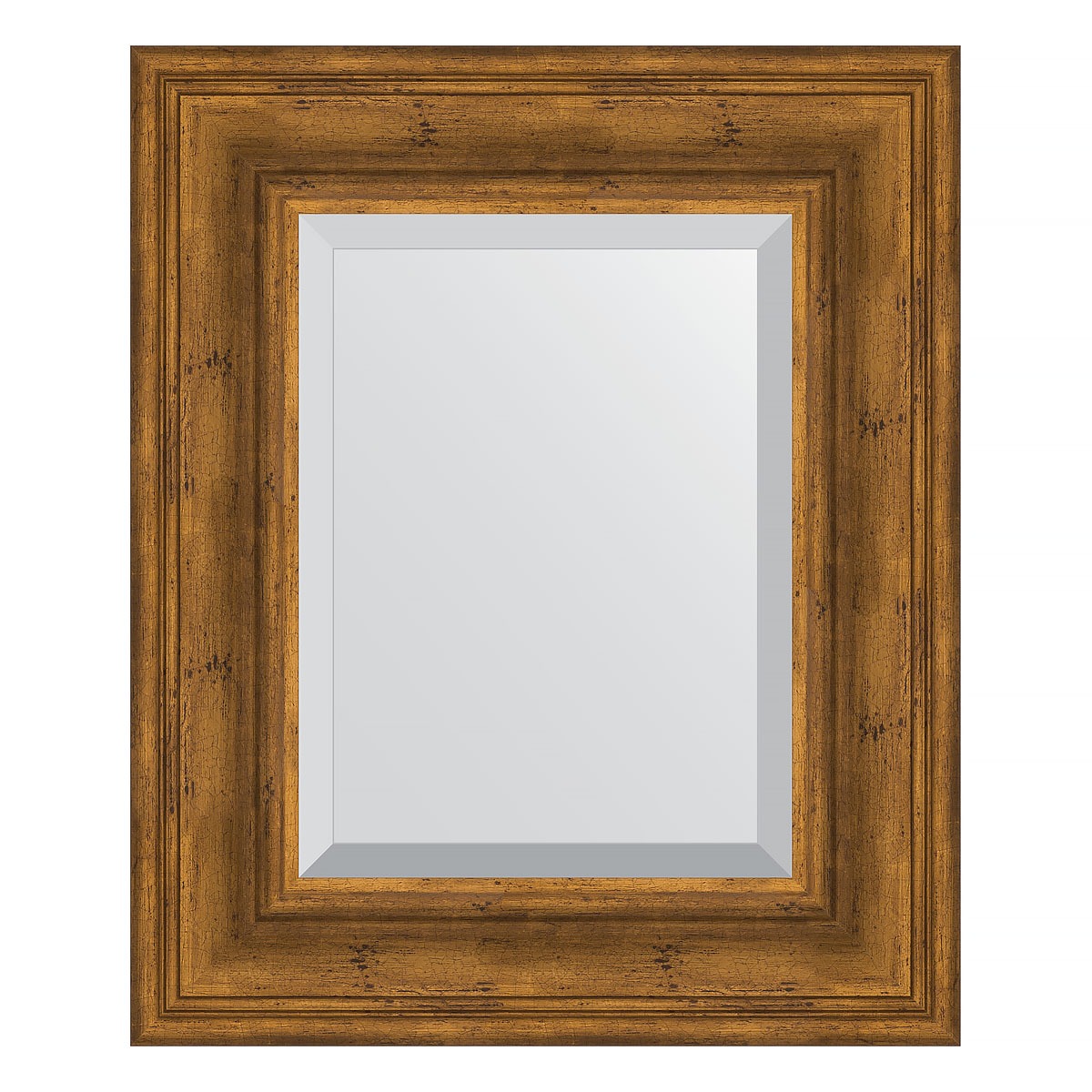 Зеркало с фацетом в багетной раме Evoform травленая бронза 99 мм 49х59 см зеркало 49х59 см травленая бронза evoform exclusive by 3368