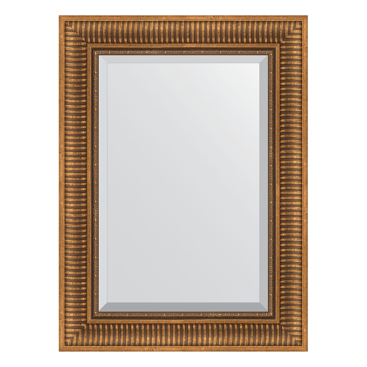 Зеркало с фацетом в багетной раме Evoform бронзовый акведук 93 мм 57х77 см зеркало 79х109 см вензель бронзовый evoform exclusive by 3474