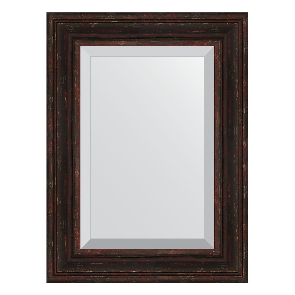 Зеркало с фацетом в багетной раме Evoform темный прованс 99 мм 59х79 см