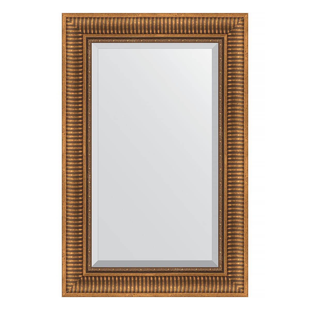 Зеркало с фацетом в багетной раме Evoform бронзовый акведук 93 мм 57х87 см зеркало 79х109 см вензель бронзовый evoform exclusive by 3474