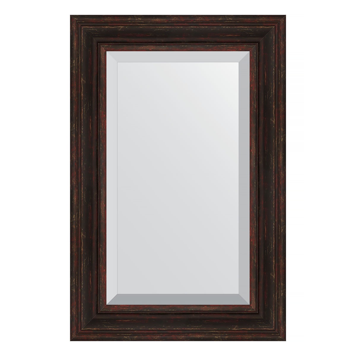 Зеркало с фацетом в багетной раме Evoform темный прованс 99 мм 59х89 см