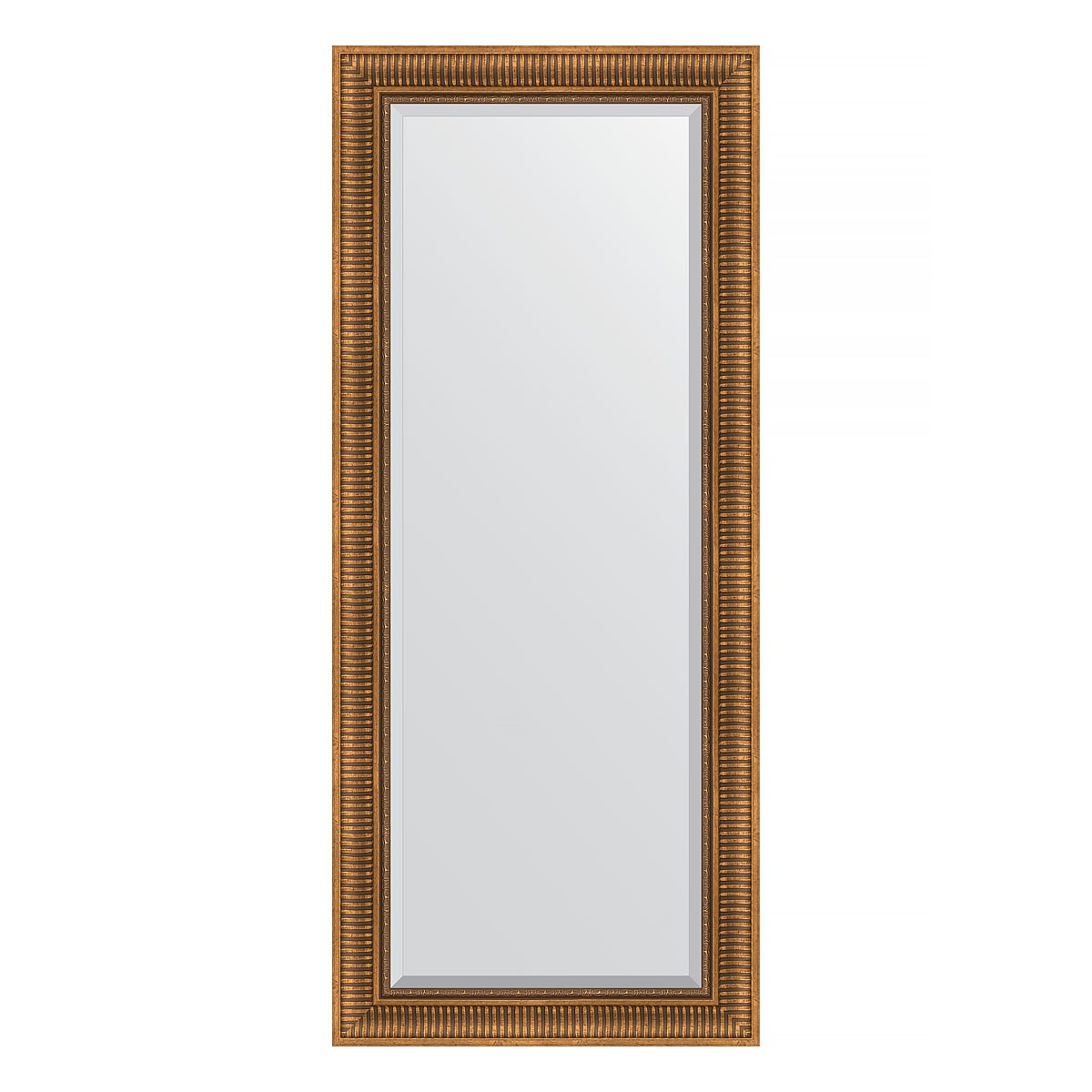 Зеркало с фацетом в багетной раме Evoform бронзовый акведук 93 мм 67х157 см