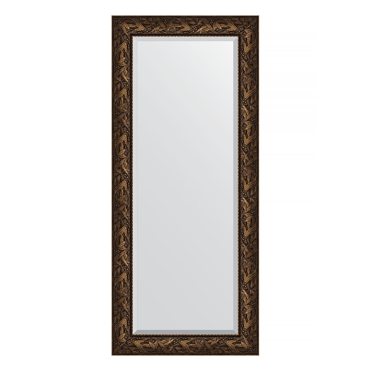 Зеркало с фацетом в багетной раме Evoform византия бронза 99 мм 69х159 см