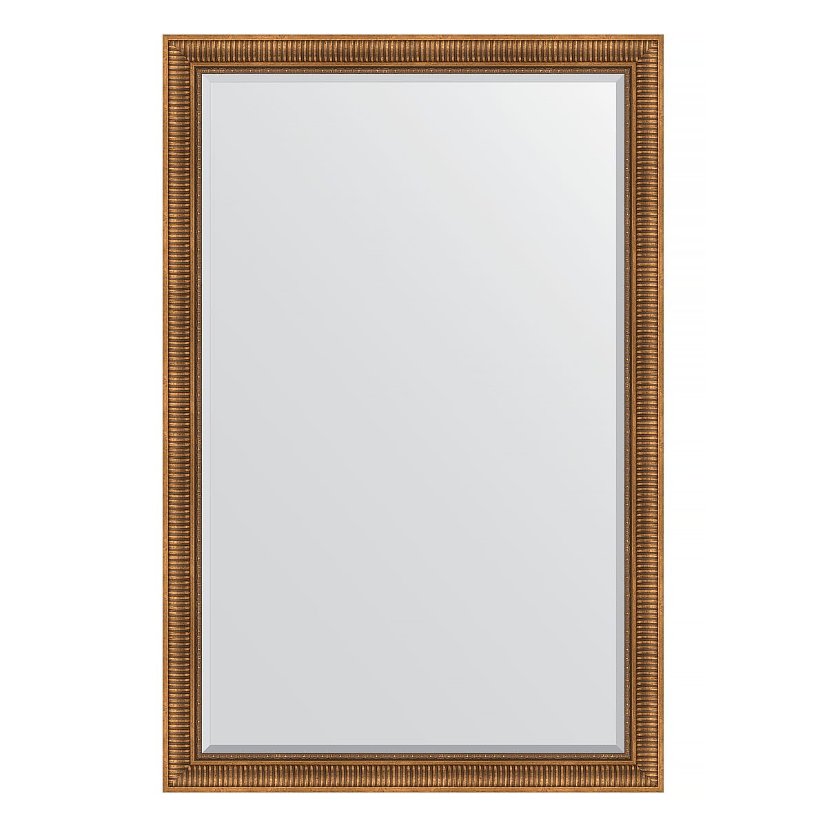 Зеркало с фацетом в багетной раме Evoform бронзовый акведук 93 мм 117х177 см