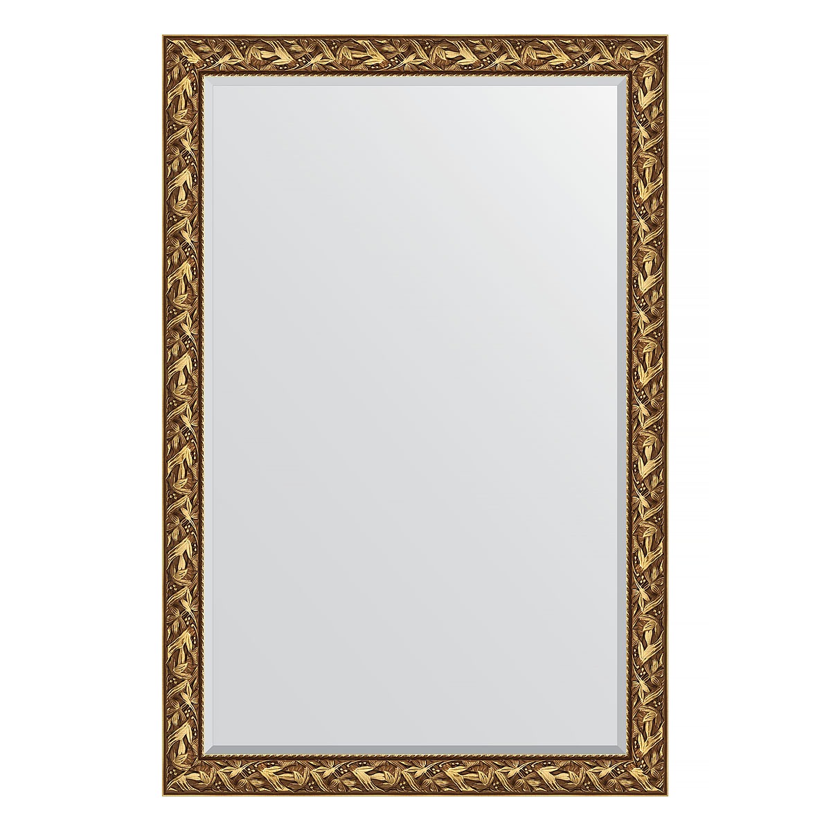 Зеркало с фацетом в багетной раме Evoform византия золото 99 мм 119х179 см 37749
