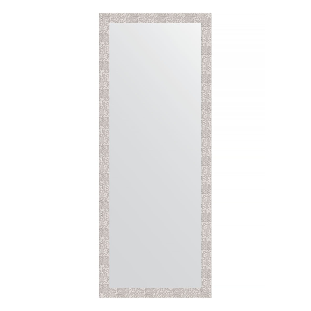 фото Зеркало напольное в багетной раме evoform соты алюминий 70 мм 78x197 см
