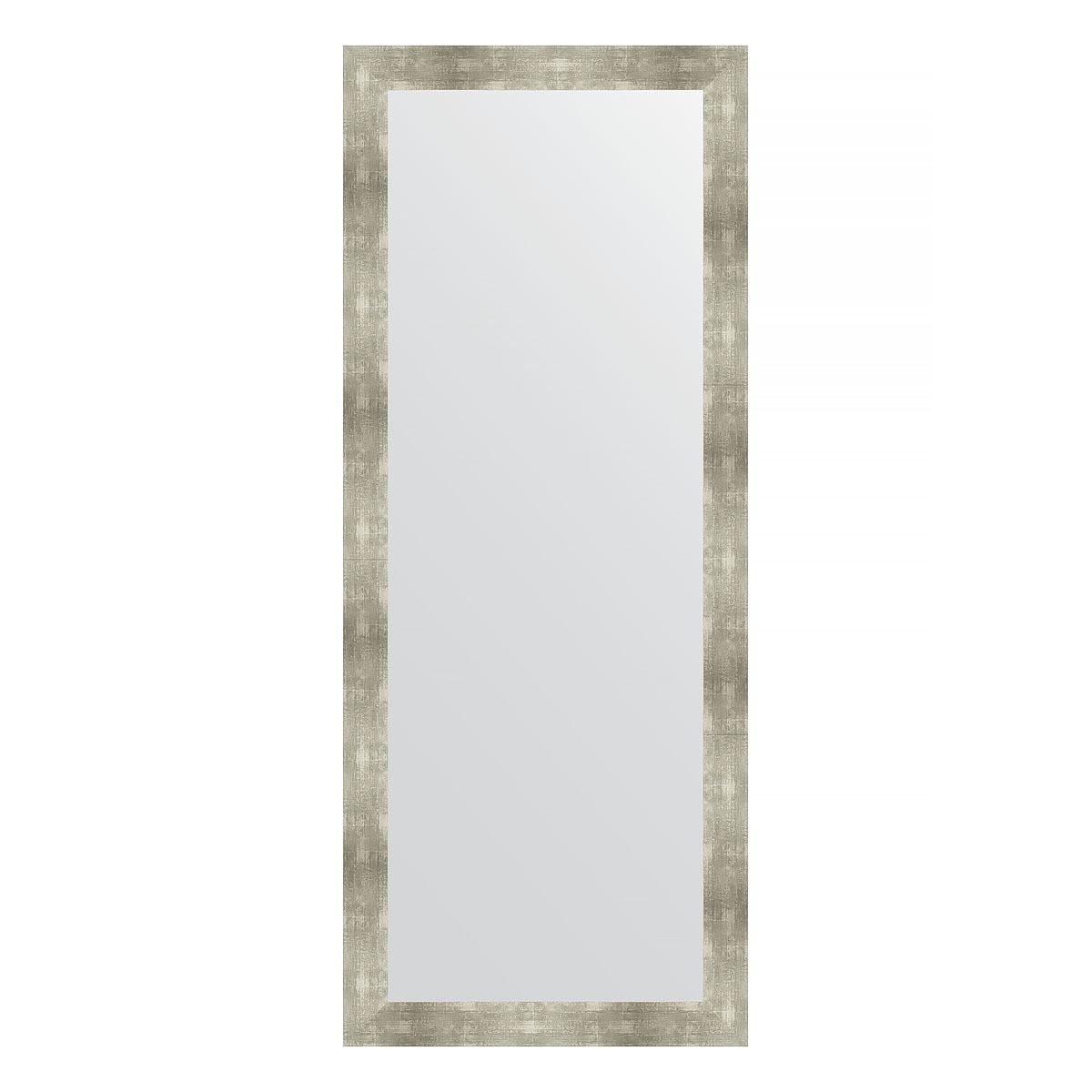 Зеркало напольное в багетной раме Evoform алюминий 90 мм 81x201 см зеркало напольное 84х204 см травленая бронза evoform exclusive g floor by 6329