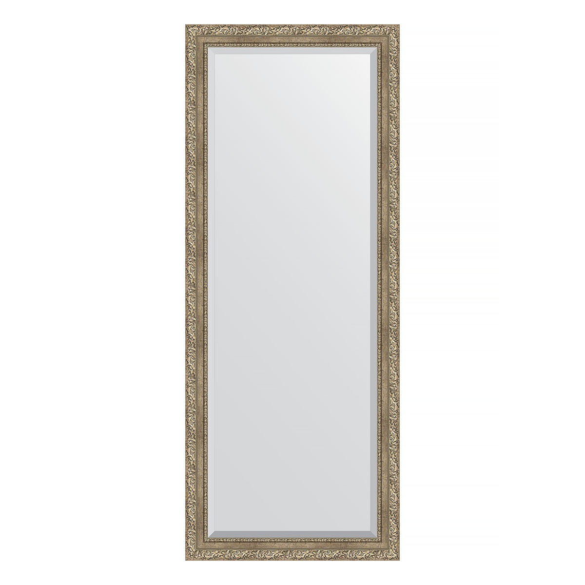 Зеркало напольное с фацетом в багетной раме Evoform виньетка античное серебро 85 мм 80x200 см зеркало 45х55 см виньетка античное серебро