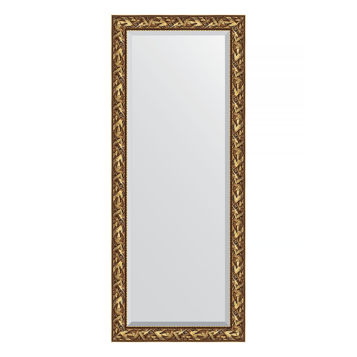 Зеркало напольное с фацетом в багетной раме Evoform византия золото 99 мм 84x203 см 38959