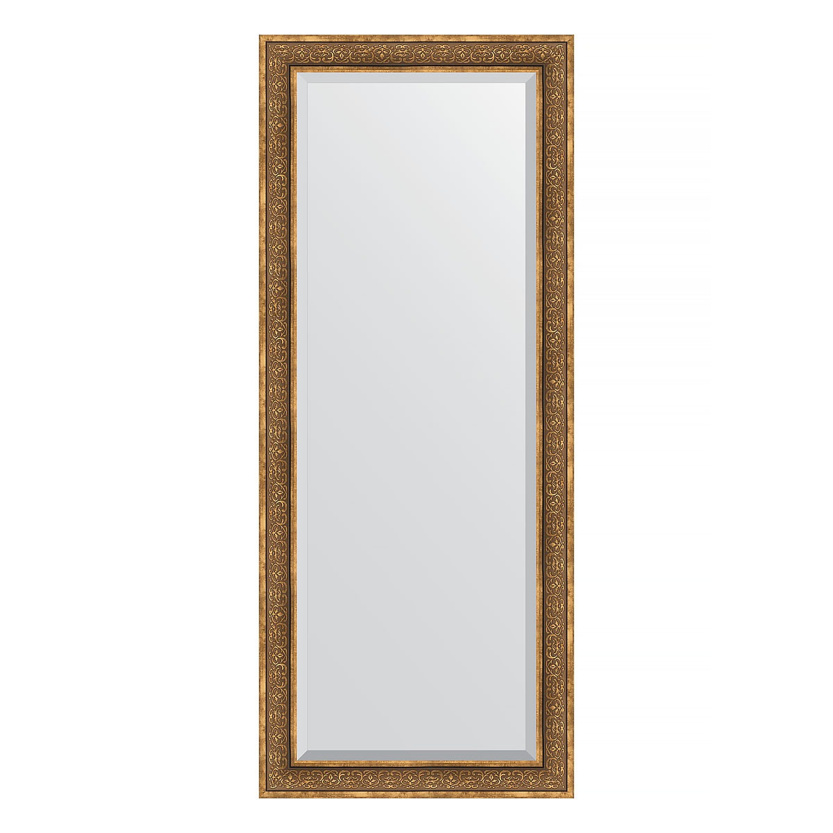 Зеркало напольное с фацетом в багетной раме Evoform вензель бронзовый 101 мм 84x204 см 31459
