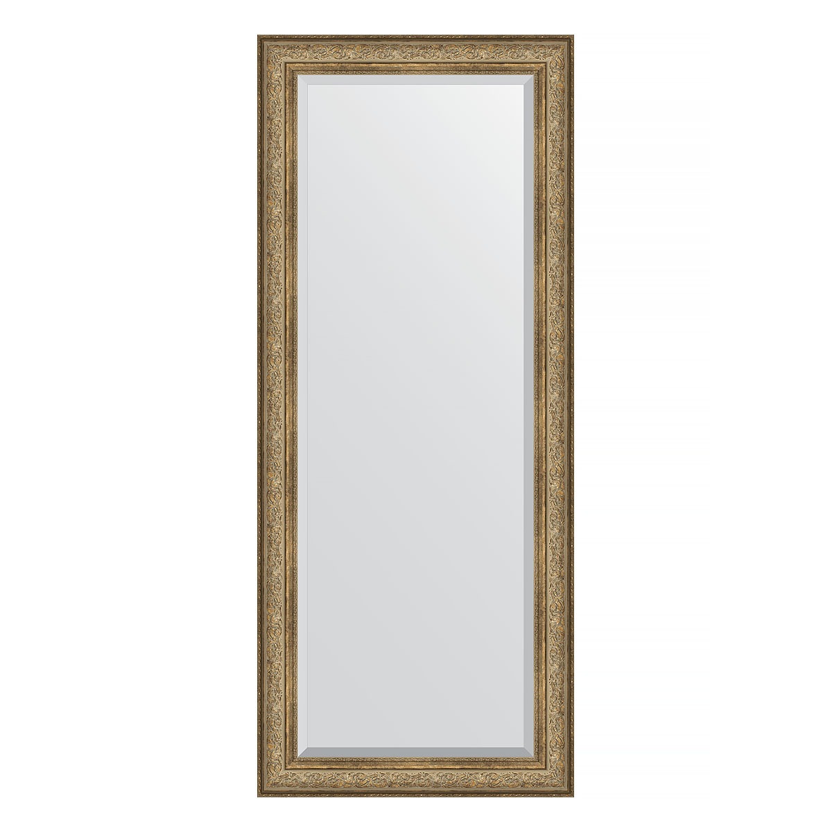 Зеркало напольное с фацетом в багетной раме Evoform виньетка античная бронза 109 мм 85x205 см