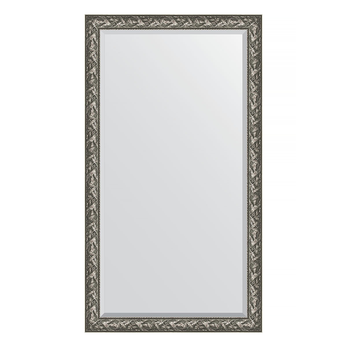 Зеркало напольное с фацетом в багетной раме Evoform византия серебро 99 мм 114x203 см зеркало напольное с фацетом в багетной раме evoform византия серебро 99 мм 84x203 см