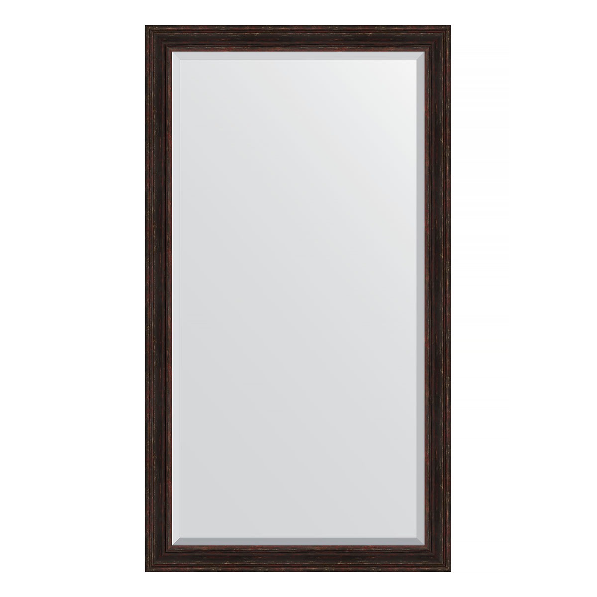 Зеркало напольное с фацетом в багетной раме Evoform темный прованс 99 мм 114x204 см зеркало 79х169 см темный прованс evoform exclusive by 3603