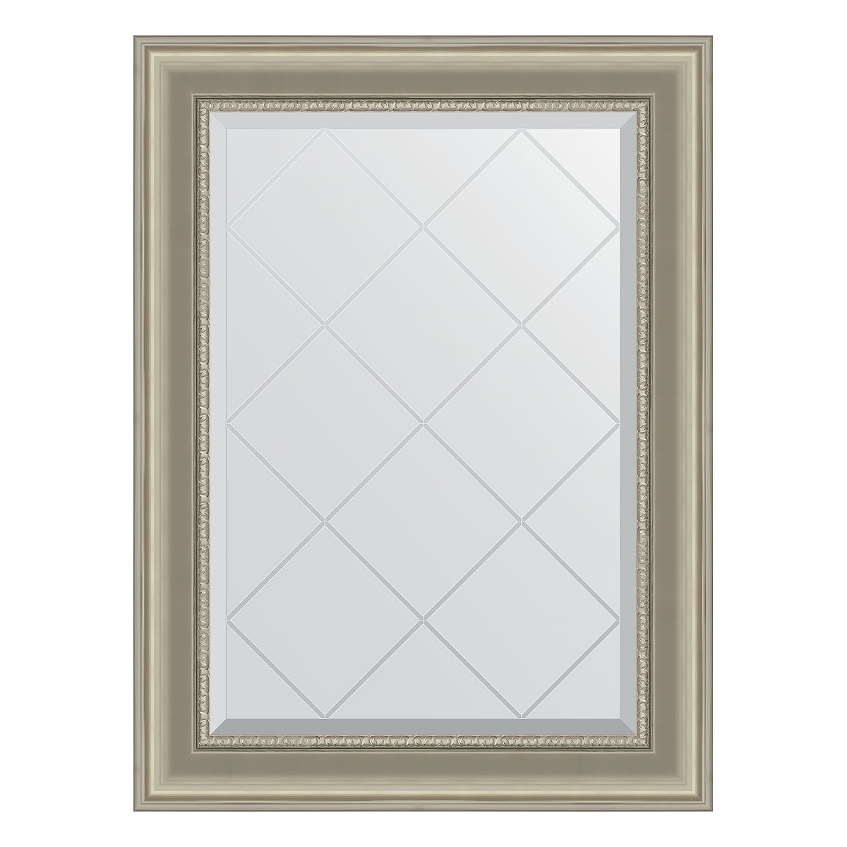 Зеркало с гравировкой в багетной раме Evoform хамелеон 88 мм 66x89 см