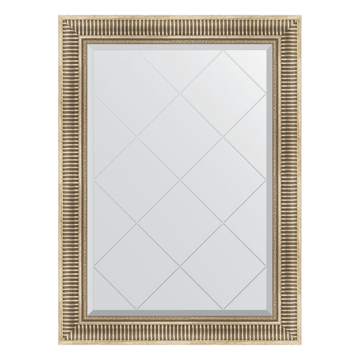 зеркало с гравировкой в багетной раме evoform бронзовый акведук 93 мм 77x105 см Зеркало с гравировкой в багетной раме Evoform серебряный акведук 93 мм 77x105 см