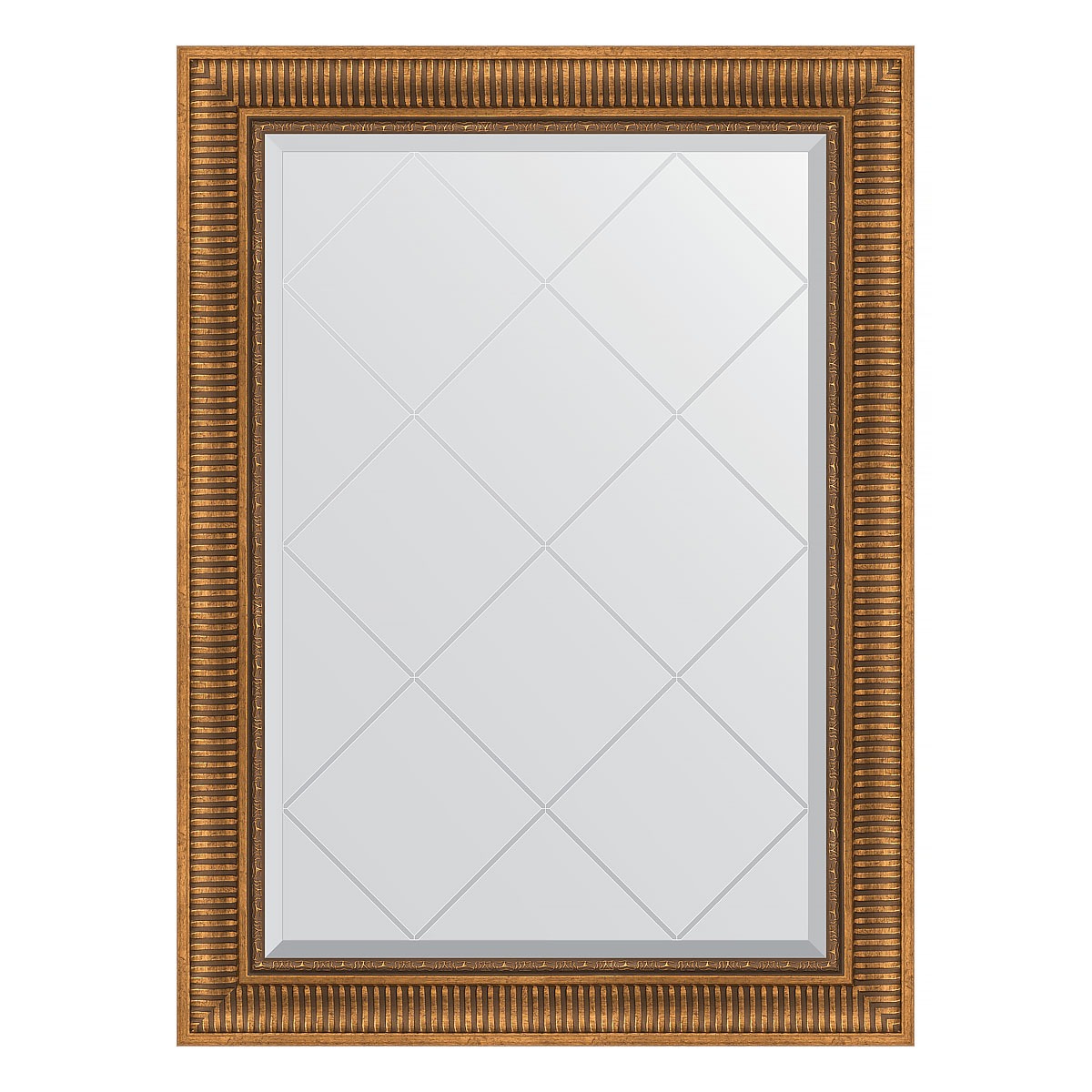зеркало с гравировкой в багетной раме evoform бронзовый акведук 93 мм 77x105 см Зеркало с гравировкой в багетной раме Evoform бронзовый акведук 93 мм 77x105 см