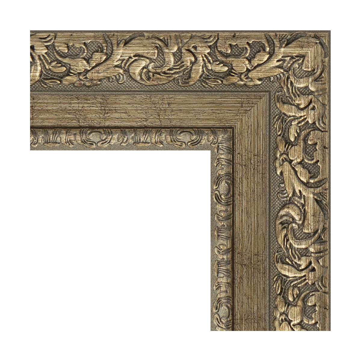 фото Зеркало с гравировкой в багетной раме evoform виньетка античное серебро 85 мм 75x157 см