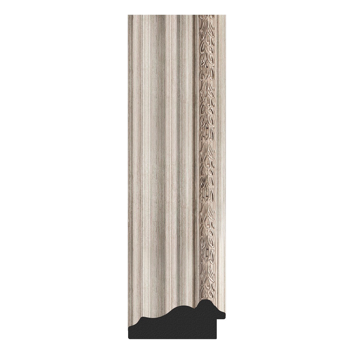 фото Зеркало с гравировкой в багетной раме evoform римское серебро 88 мм 76x158 см