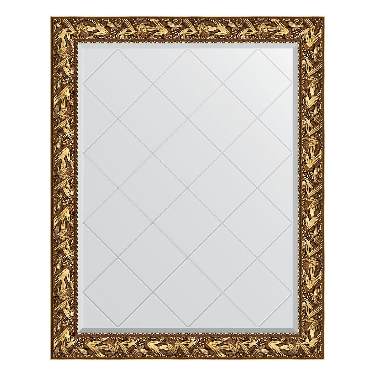 зеркало evoform exclusive g by 4371 99x124 см византия золото Зеркало с гравировкой в багетной раме Evoform византия золото 99 мм 99x124 см