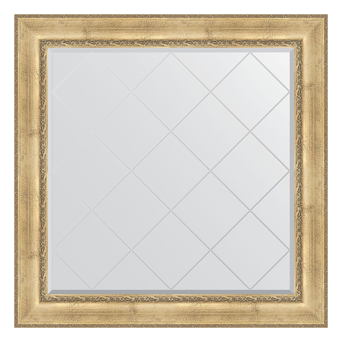 Зеркало с гравировкой в багетной раме Evoform состаренное серебро с орнаментом 120 мм 112x112 см зеркало с гравировкой в багетной раме состаренное серебро с орнаментом 120 мм 112x112 см