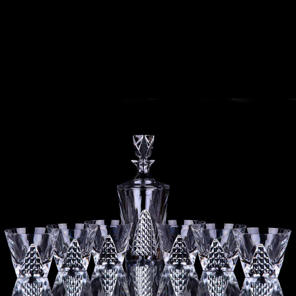 Набор для виски Linea Argenti CR 1809 7 предметов набор для виски aurum crystal cooper 7 предметов