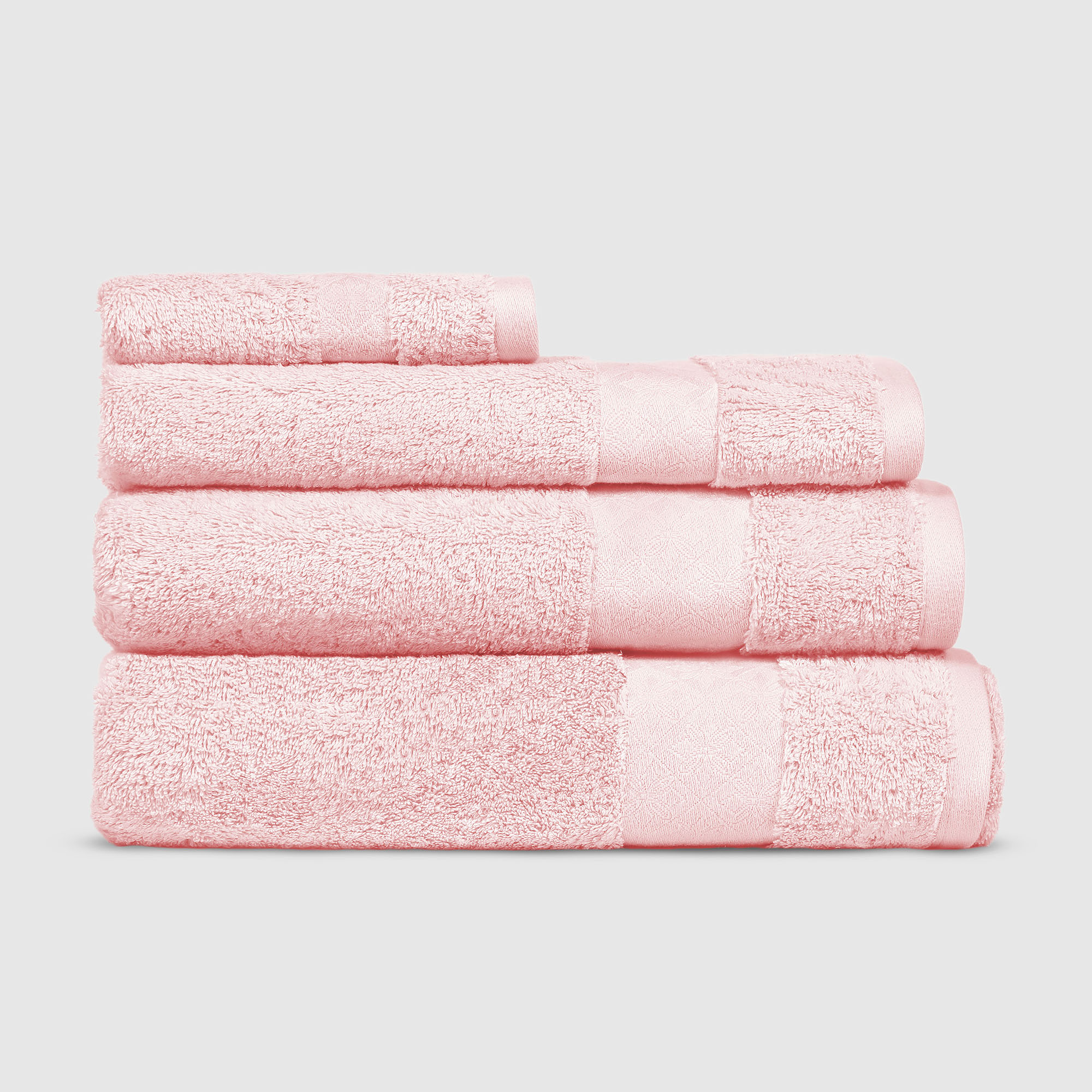 фото Полотенце махровое mundotextil extra soft l.pink 50х100 см