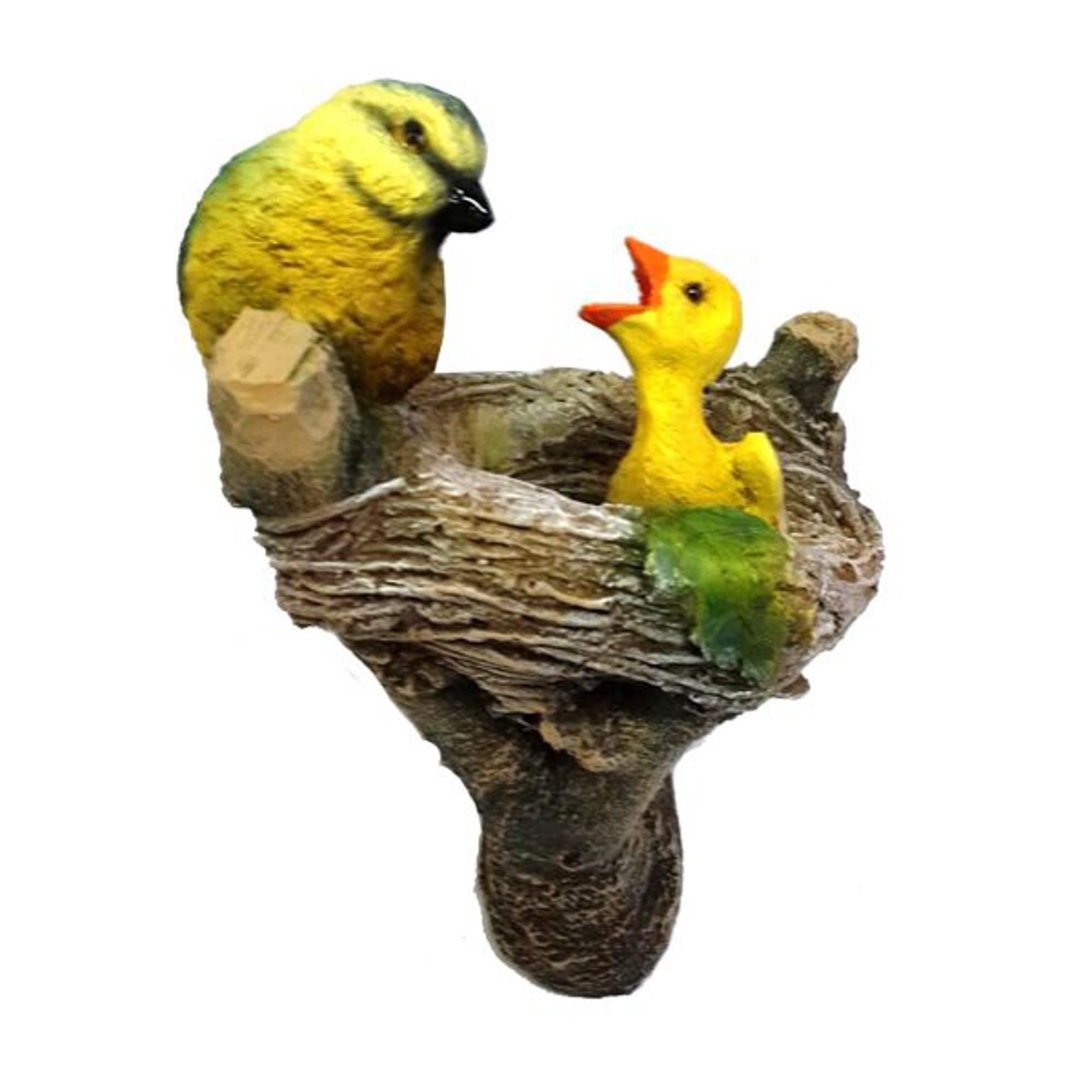 Фигура садовая Навесное гнездо с птенцами Тпк полиформ фигура садовая лось идет тпк полиформ