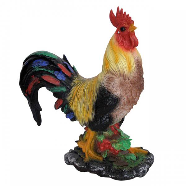 Фигура садовая Петух на бочке с цветами Тпк полиформ фигура садовая цыплята пара тпк полиформ