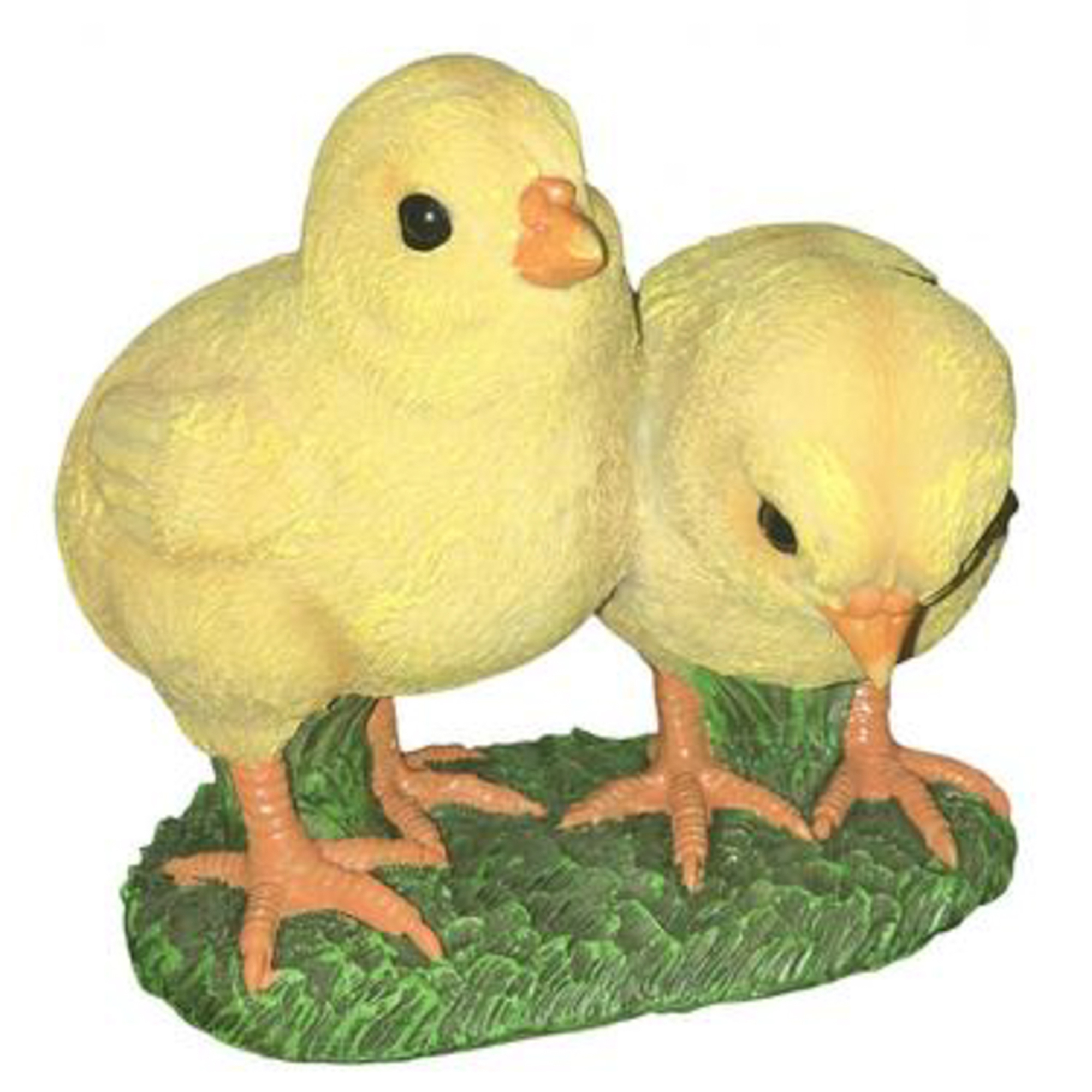 Фигура садовая Цыплята пара Тпк полиформ замороженные суточные цыплята 5 шт