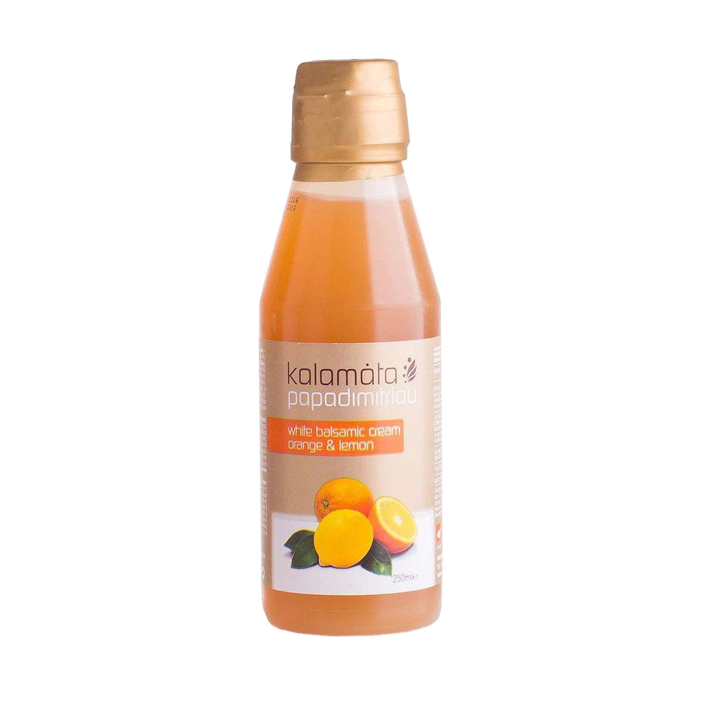 Соус бальзамический Papadimitriou апельсин и лимон 250 мл соус papadimitriou бальзамический с инжиром 250 мл