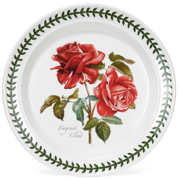 Тарелка десертная Portmeirion Ботанический сад розы ароматное облако, красная роза 15 см тарелка закусочная portmeirion ботанический сад ароматное облако красная роза 20 см