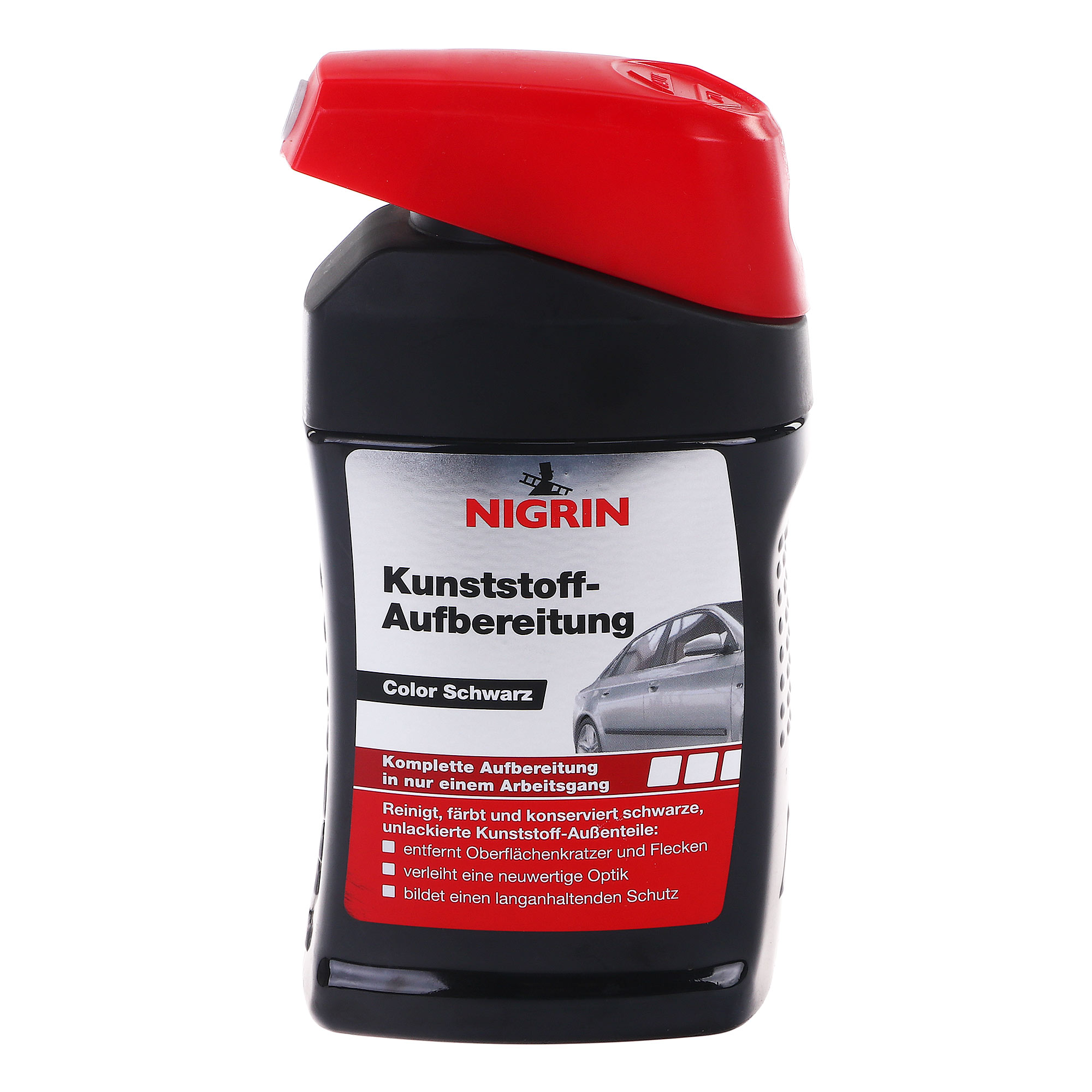 Средство NIGRIN для первичной обработки пластика черного цвета, 300 мл средство для защиты пластика nigrin