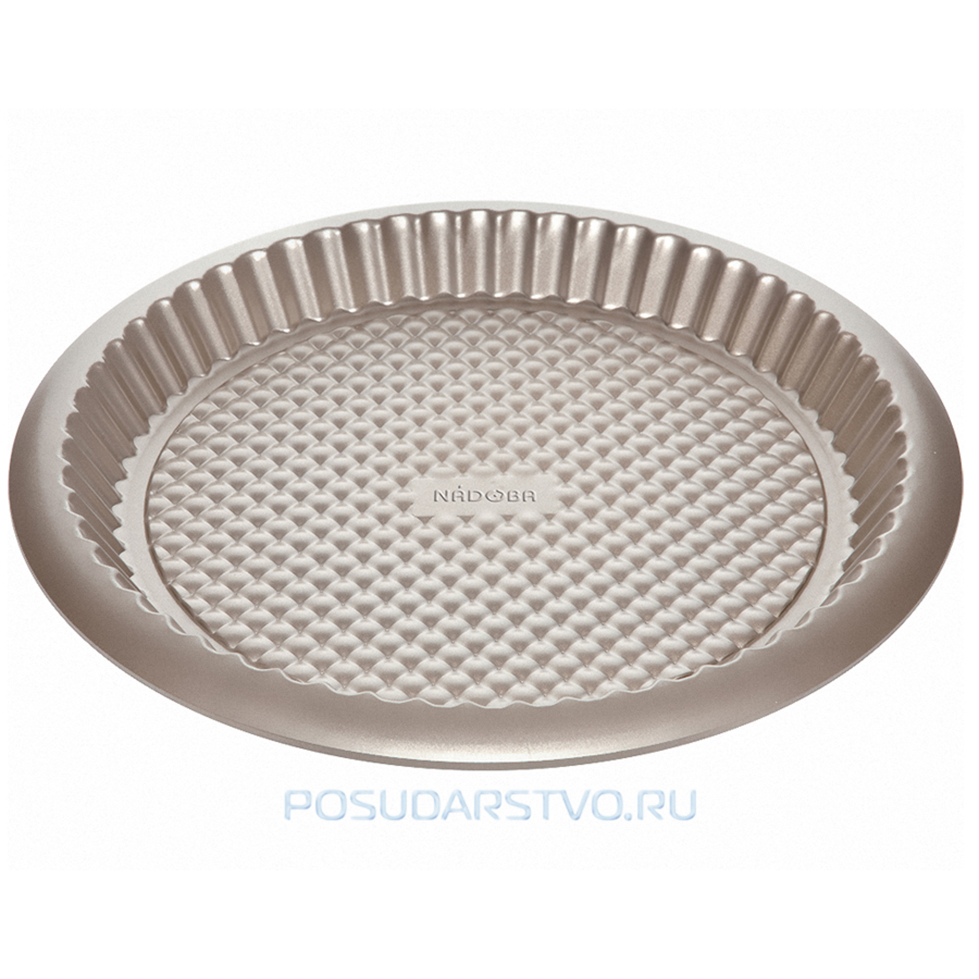 Форма круглая для пирога Nadoba Rada 32 см квадратная форма для песочного пирога vensal