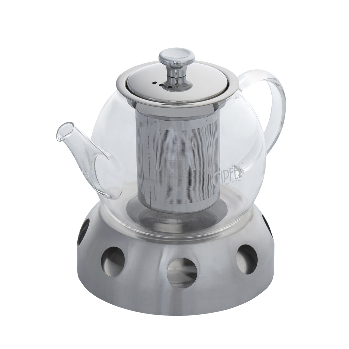 Чайник заварочный Gipfel 1000 мл с подставкой 3069₽