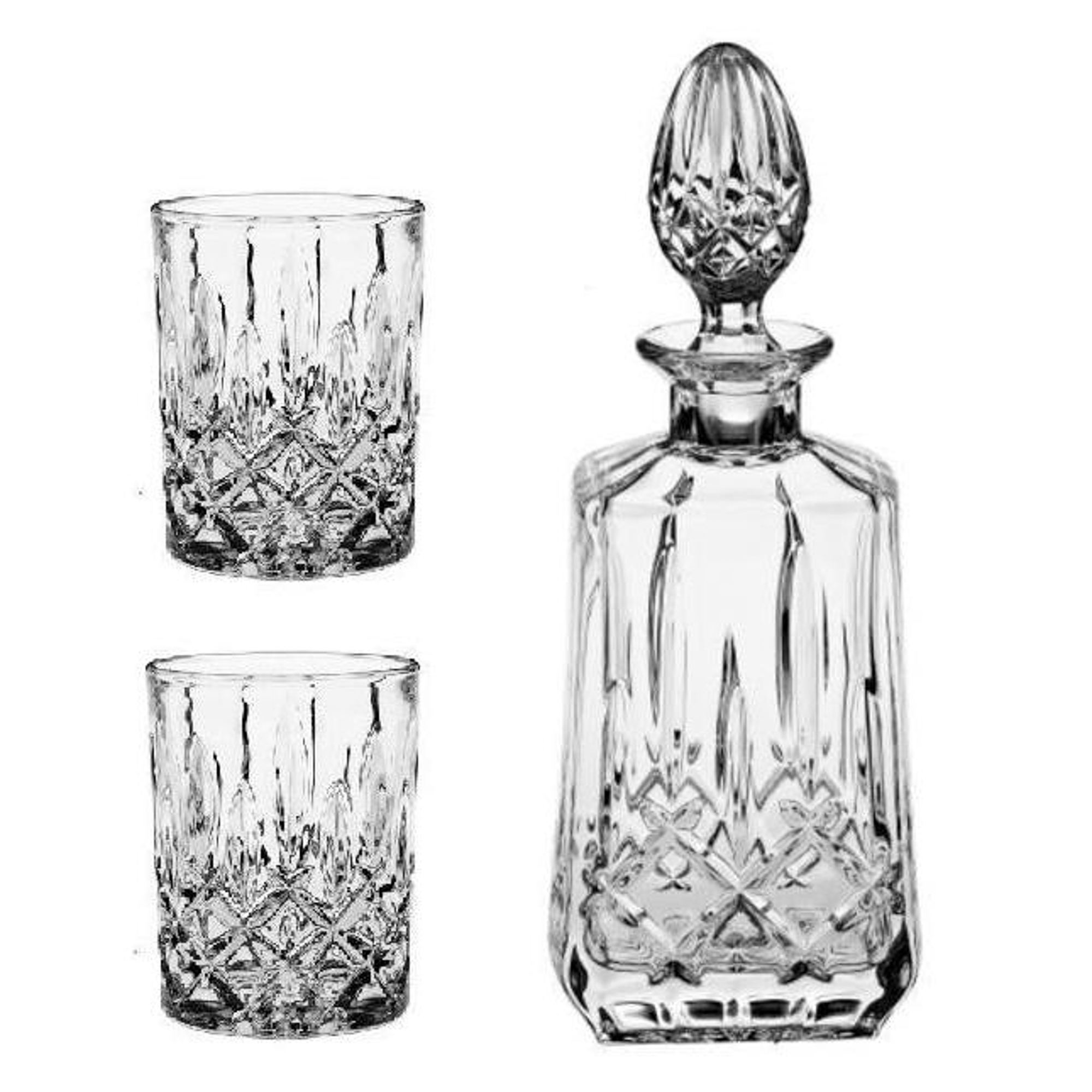 Набор для виски 7предм sheffield Crystal Bohemia (990/99999/9/52820/598-709) набор стаканов для виски грация 6 шт 280 мл стекло