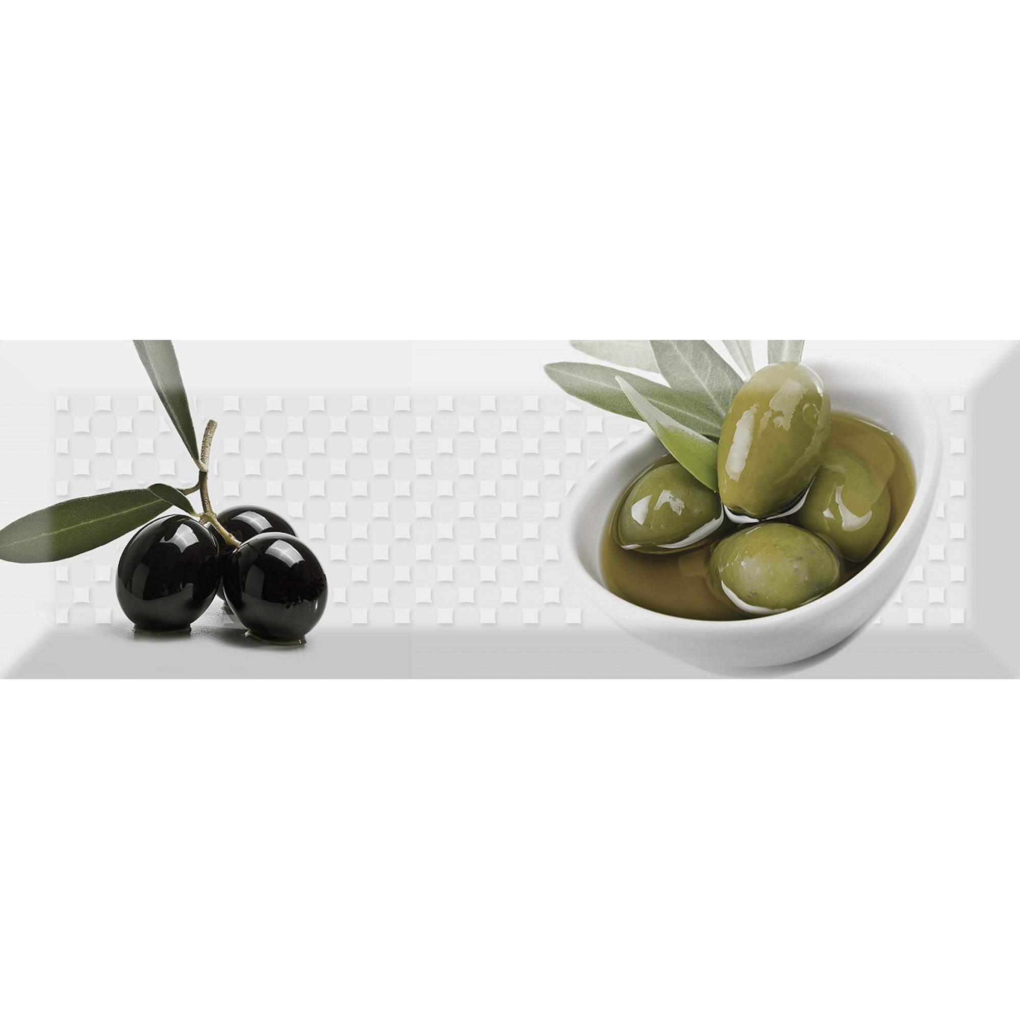 Декор Absolut Keramika Olives Fluor Dec. Olives 02 10x30 см
